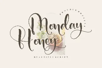 Monday Honey font