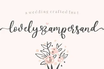 Lovely Ampersand Calligraphy font