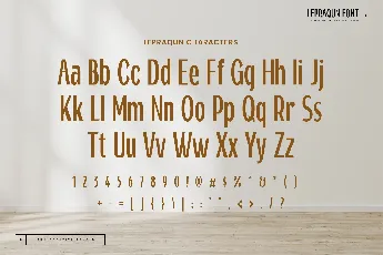 Lepraqun Personal Use font