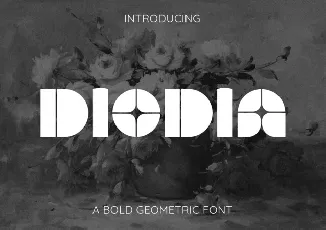 Diodia font