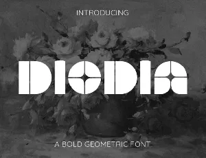 Diodia font