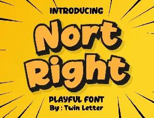 Nort Right font