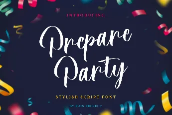 Prepare Party Demo font