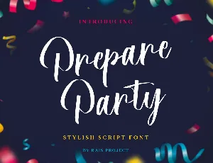 Prepare Party Demo font