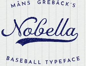 Nobella PERSONAL USE ONLY font