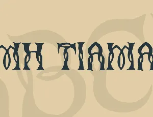 JMH Tiamat font