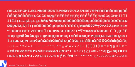 Joystix font