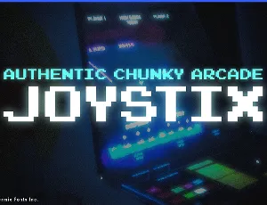 Joystix font