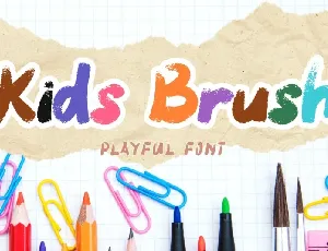 Kids Brush font