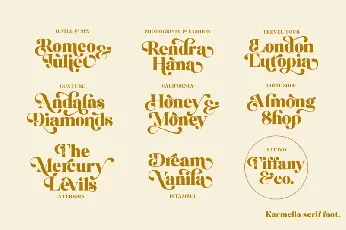 Karmella font