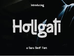 Hollgati font