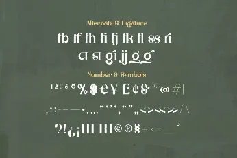 Milestone Typeface font