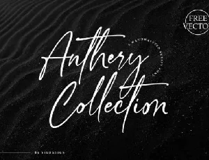 Anthery Collection Script font