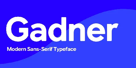 Gadner font