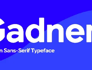 Gadner font