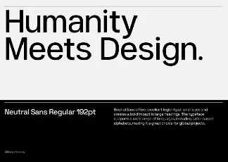 Neutral Sans Family font