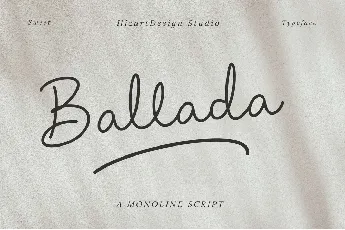 Ballada font