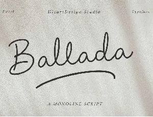 Ballada font