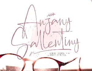 Anjany Sallentiny font