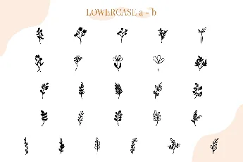 Floralia font