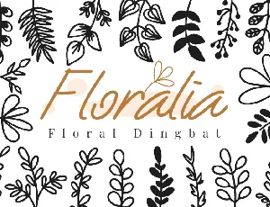 Floralia font