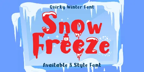 Snow Freeze font