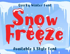 Snow Freeze font