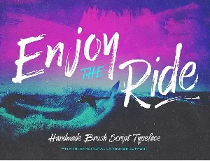 Enjoy the Ride font