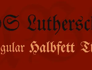 DS Luthersche font