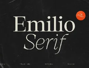 Emilio Serif Family font