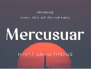 Mercusuar font