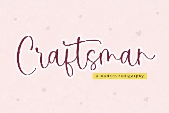 Craftsman font