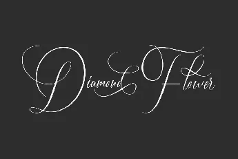 Diamond Flower font