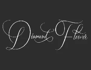 Diamond Flower font