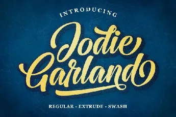 Jodie Garland Script font