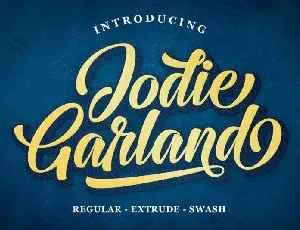 Jodie Garland Script font