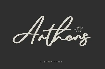 Arthens Luxury font