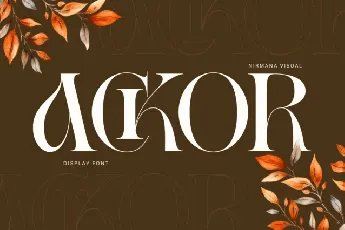 Ackor font