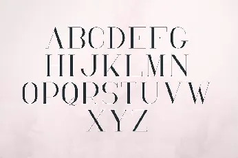 RoseGold Serif font