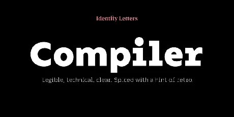 Compiler font