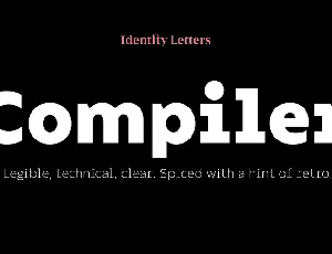 Compiler font