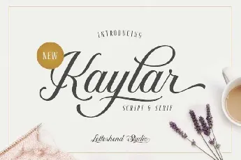 Kaylar Script Free font