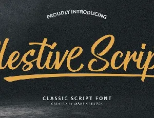 Blestive Script font