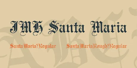 JMH Santa Maria font