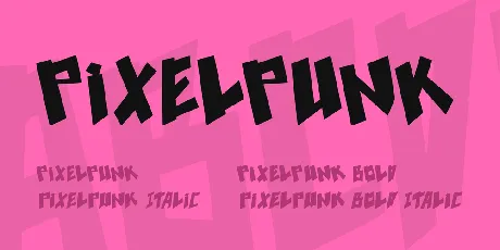 Pixelpunk font