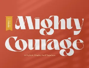 Mighty Courage font