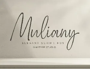 Muliany font