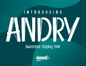 Andry Display font