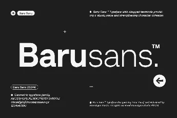 Baru Sans Demo font