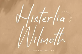 Histerlia Wilmoth font